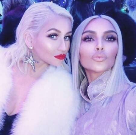 Incroyable mais vrai : Christina Aguilera et Kim Kardashian se sont croisées lors du réveillon. 