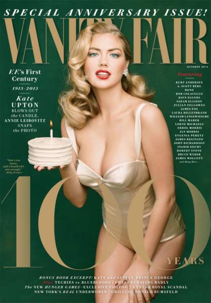 Autres inspirations : son "Happy Birthday" pour les 100 ans de Vanity Fair avec Kate Upton en 2013. 