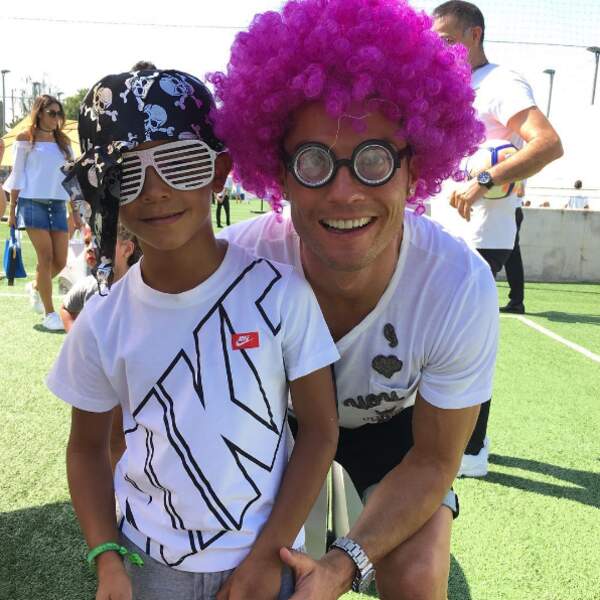 Cristiano Ronaldo a fait le clown avec son fils Cristiano Ronaldo Jr. 