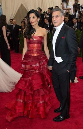 Autre couple heurex et amoureux : George Clooney et Amal Alamuddin