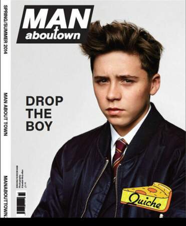 Le garçon s'est offert la Une du magazine britannique Man About Town