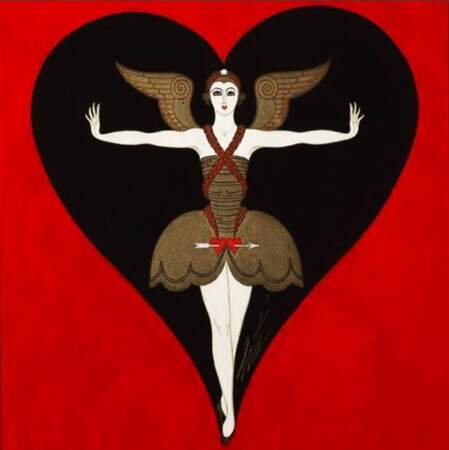 Un peu plus dans l'originalité, Louise Bourguoin a posté l'image d'une femme emprisonnée dans un coeur