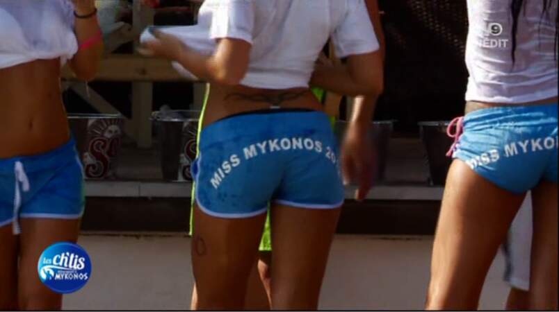 Les Miss Mykonos de dos