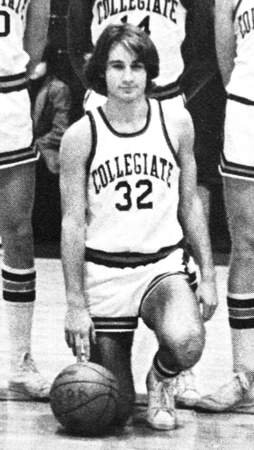 David Duchovny avec son équipe de basket en 1978