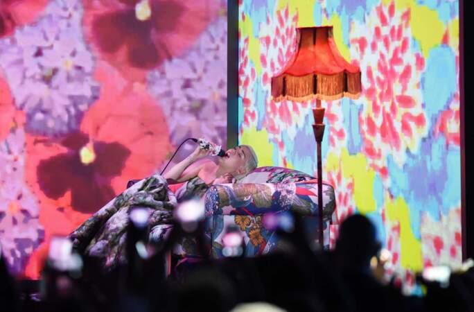 Miley Cyrus sur la scène des World Music Awards 2014