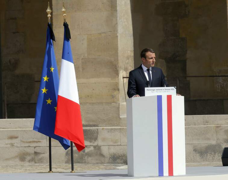 Dans son discours d'hommage, Emmanuel Macron a annoncé que l'ancienne ministre entrerait au Panthéon