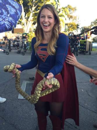 Si Kara Zor-El n'a peur de rien, Melissa, elle, est un peu impressionnée