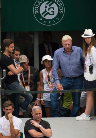 Boris Becker surveille son ancien poulain Novak Djokovic
