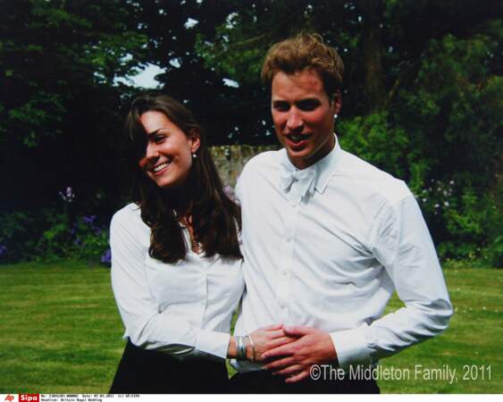 Le prince et Kate Middleton à l'université de St. Andrews (2005)