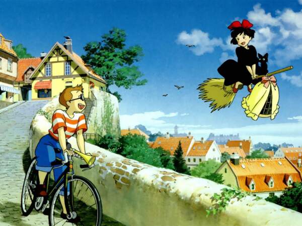 Kiki la petite sorcière (1989) : Cette fois, l'objet volant est un balais !