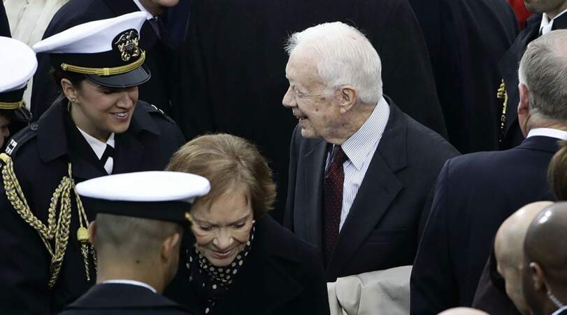 L'ancien Président américain Jimmy Carter et sa femme Rosalyn