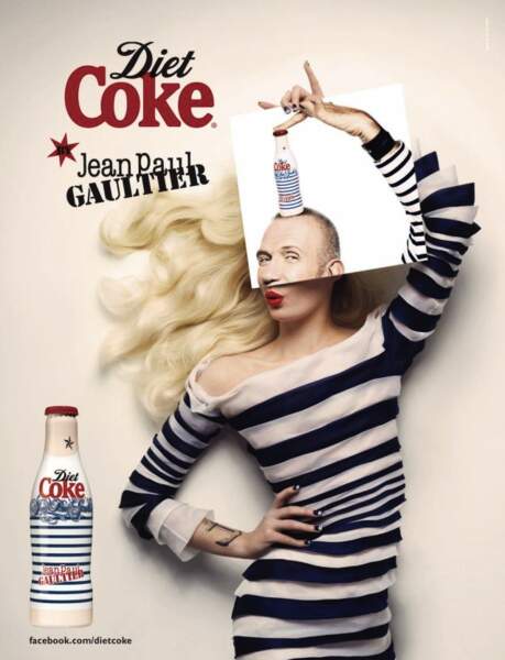 Affiche Coca Cola de 2012 - Campagne signée Jean-Paul Gaultier