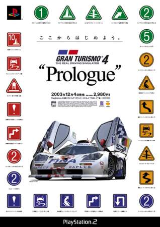Affiche promotionnelle japonaise Gran Turismo 4 Prologue (2003/2004) - PS2