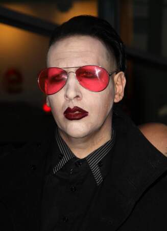 Marilyn Manson voit la vie en rose. 