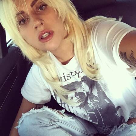 Blond pour Lady Gaga...