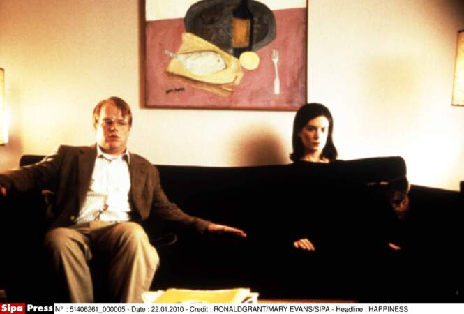 Avec Lara Flynn Boyle dans Happiness (1998)