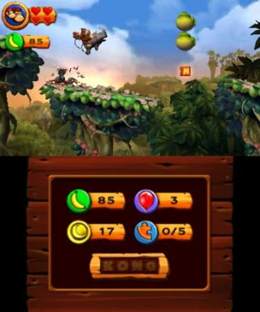 Donkey Kong Country Returns 3D - Nintendo 3DS (2013)