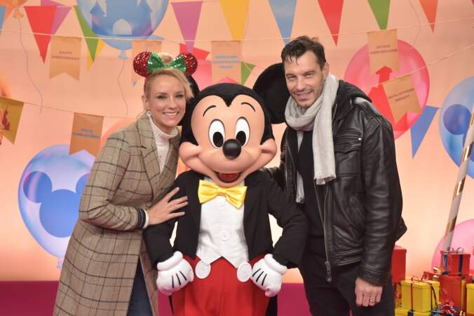 Mickey entouré d'Elodie Gossuin et son chéri Bertrand