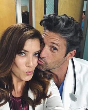 On se quitte avec ce selfie d'Addison et Derek de Grey's Anatomy. Le grand retour ?! 