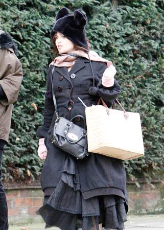 Celles de l'actrice Helena Bonham Carter ont l'air de lui tenir bien chaud pour l'hiver...