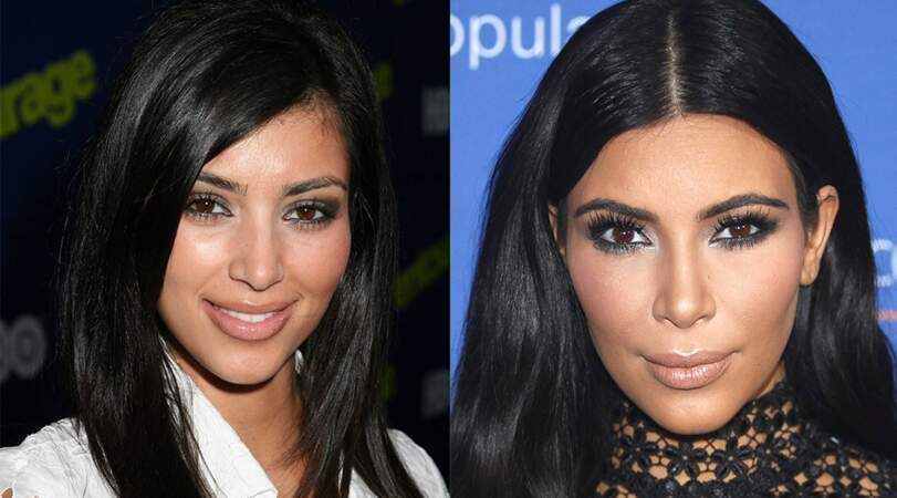Mais on n'oublie surtout pas les Kardashian. Changement de visage pour Kim.