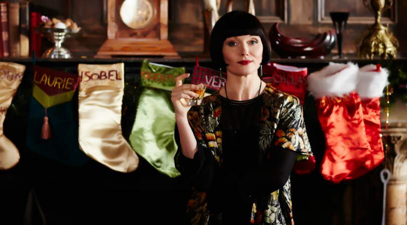Miss Fisher enquête : les douze jours de Noël (saison 2, épisode 13). Série disponible sur Netflix