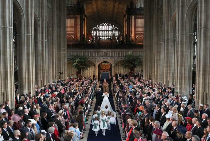 Les centaines d'invités ont pris place dans la Chapelle Saint-George