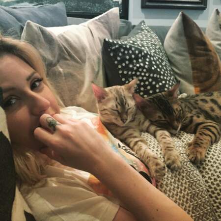 Et Ellie Goulding et ses petits chats ! 