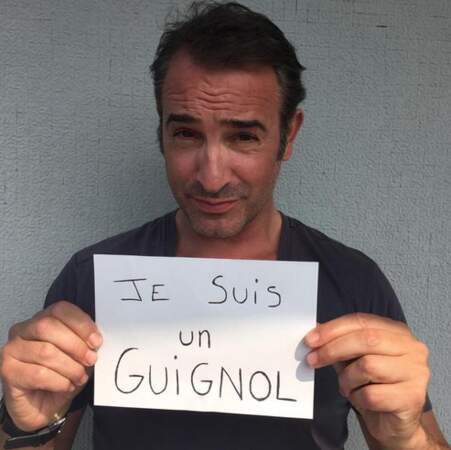 Trop d'amour cette semaine ! Jean Dujardin a apporté son soutien aux Guignols.