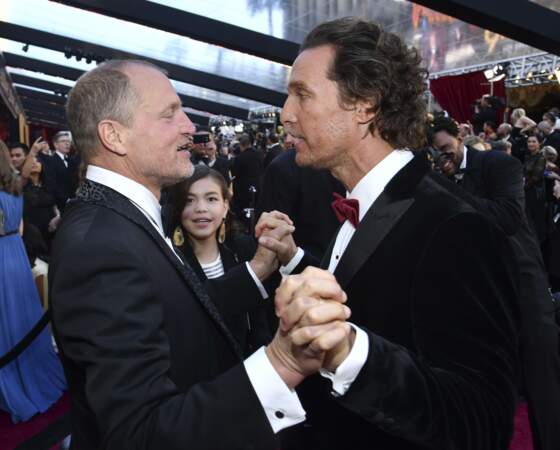 Woody Harrelson et Matthew McConaughey visiblement très bons copains