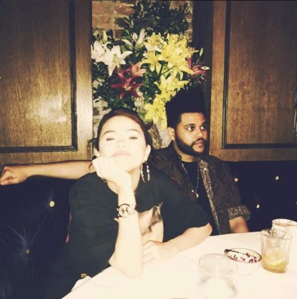 Les chanteurs Selena Gomez et The Weeknd, en couple depuis janvier. 
