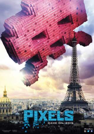 Et si Paris était attaquée par un Space Invader géant ? 