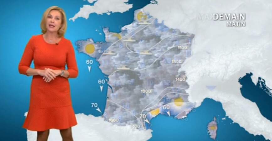 Si vous préférez, il y a la robe de cette présentatrice de la météo sur France 3...