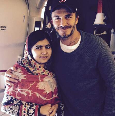 Classe : David Beckham a rencontré Malala.