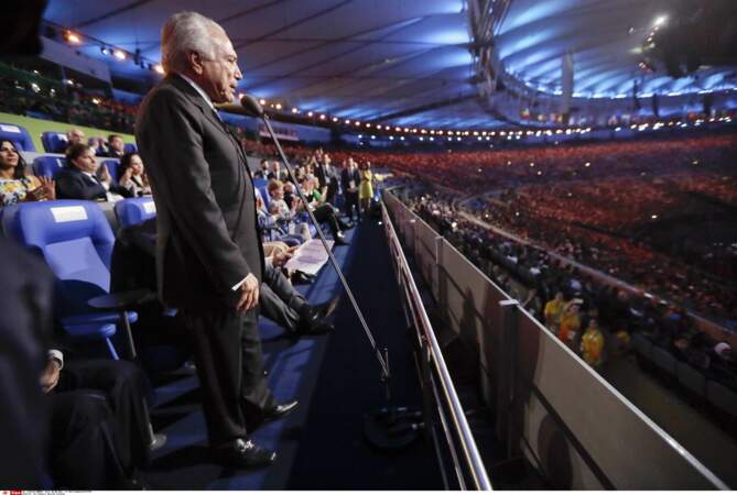 Le président intérimaire du Brésil Michel Temer a déclaré ouverts les JO de Rio 2016