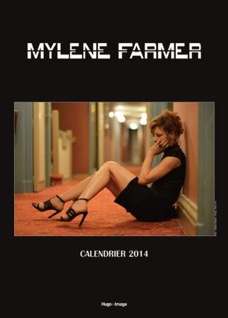 La couverture du calendrier 2014 de Mylène Farmer