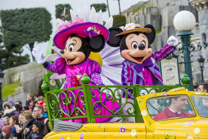 Minnie et Mickey annoncent l'arrivée du printemps à Disneyland Paris