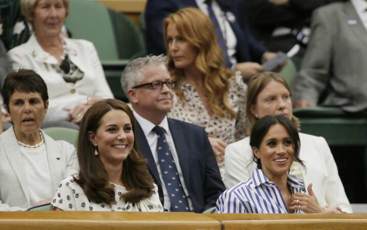 Kate Middleton et Meghan Markle ont regardé les matchs…