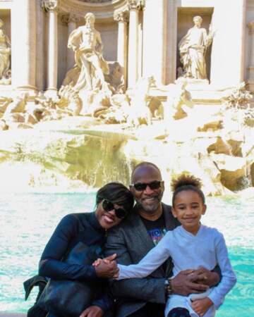 Viola Davis était en famille à Rome. 