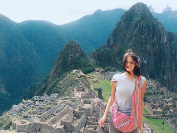 En mode touriste sur le Machu Pichu