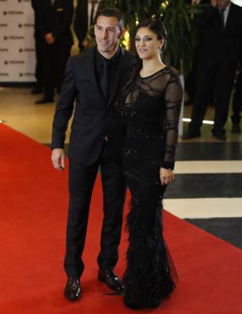 Natif de Rosario comme Lionel Messi, l'ex-international argentin Maxi Rodriguez est venu avec son épouse Gabriela