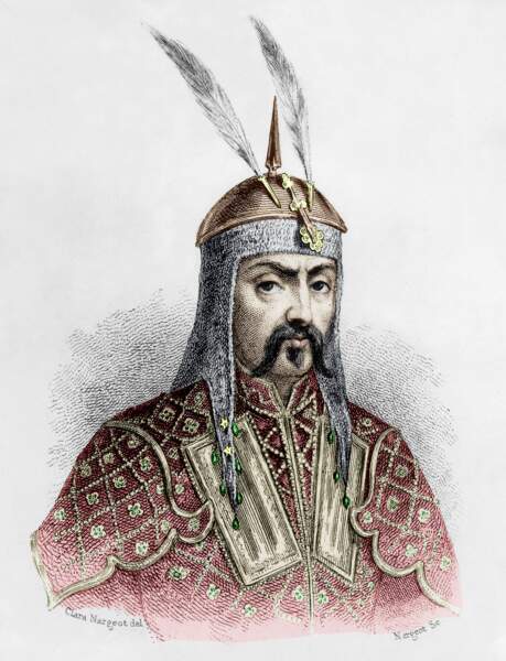 Gengis Khan (1162-1227) 1er empereur mongol entre 1209 et 1227