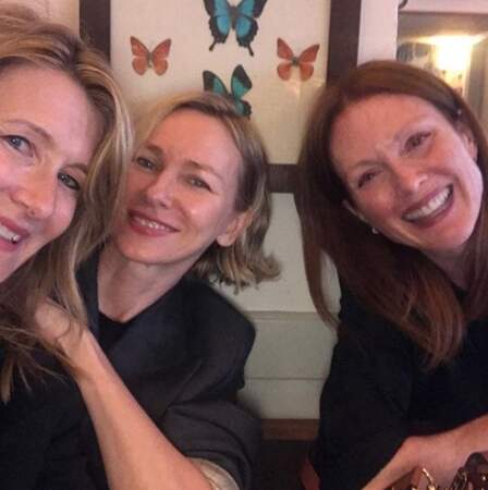 Laura Dern, Naomi Watts et Julianne Moore : bonne chance pour trouver une autre photo avec un tel casting ! 