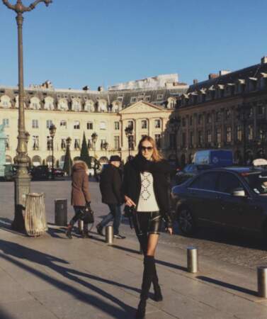 Sanne Vloet a fait un tour Place Vendôme. 