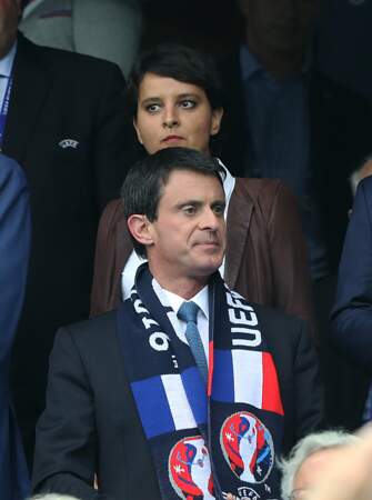 Manuel Valls et Najat Vallaud-Belkacem attentifs