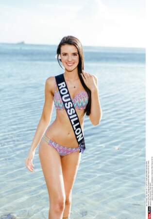 Miss Roussillon, Anais Marin lors de la séance photo en maillot de bain