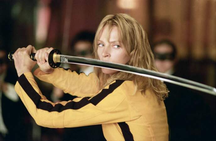 Si "la mariée était en noir", Uma Thurman enfile une combinaison jaune des plus sexy dans Kill Bill