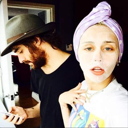 Sympa ce masque de beauté Miley ! 