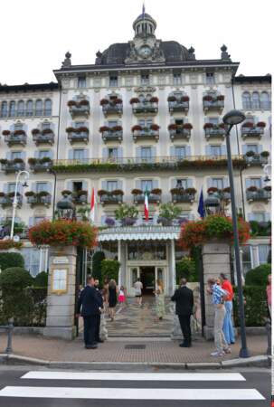 Première étape des festivités : le Grand Hotel des Iles Borromées, situé à Stresa, sur la rive ouest du Lac Majeur