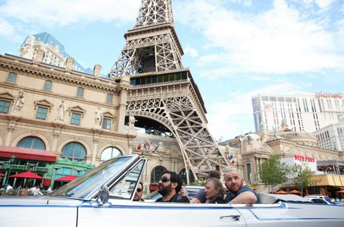 Cette Tour Eiffel est bizarrement placée... la preuve qu'ils sont bien à Las Vegas.